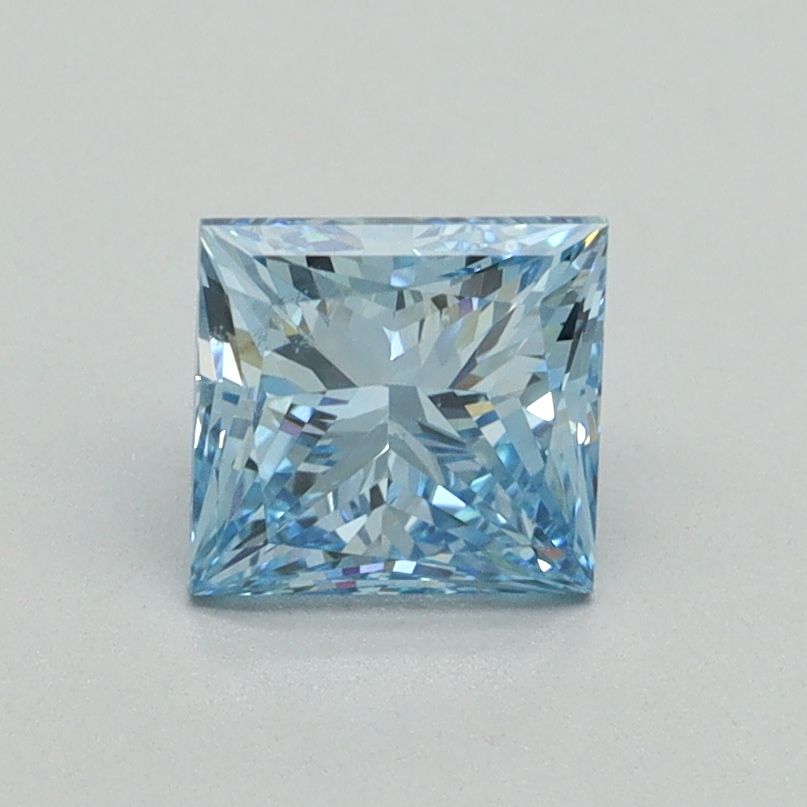 Princess Fancy Vivid Blue Lab-grown Diamond 1.01ct VS2 loose diamond