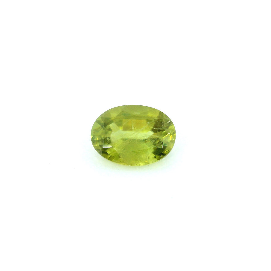 Oval Yellow Sphene 1.37ct loose gemstone