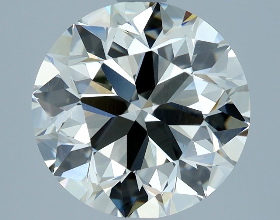 Round Very Light Gray Natural Diamond 3.04ct VS2 loose diamond