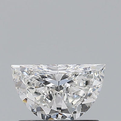 Half Moon Natural Diamond 0.50ct F VVS1