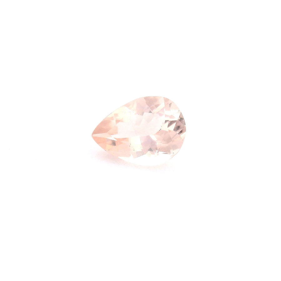 Pear Pink Morganite 0.83ct loose gemstone