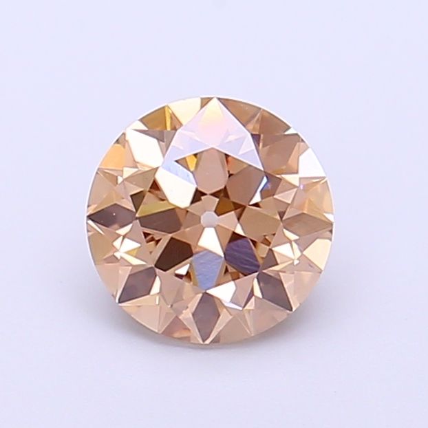 Round Fancy Light Brown Lab-grown Diamond 1ct VVS2 loose diamond