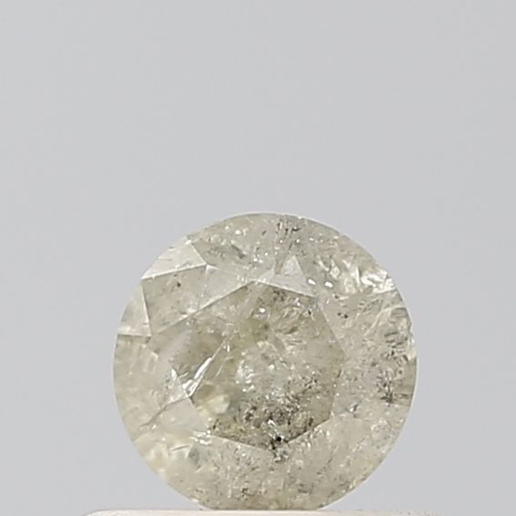 Round Salt And Pepper Natural Diamond 0.38ct VS1 loose diamond