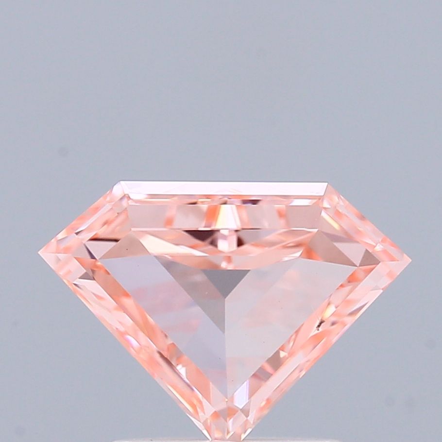 Pentagonal Fancy Intense Pink Lab-grown Diamond 0.98ct VVS2 loose diamond