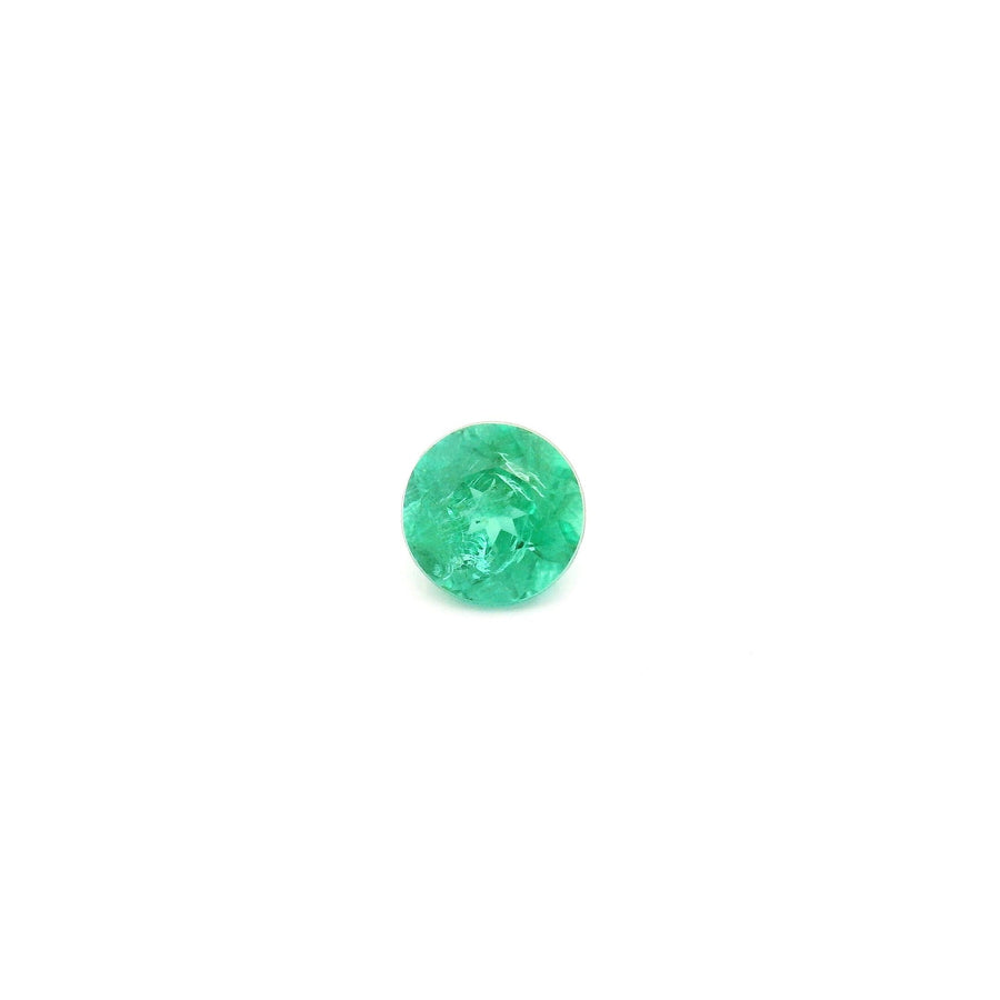 Round Green Emerald 0.49ct loose gemstone