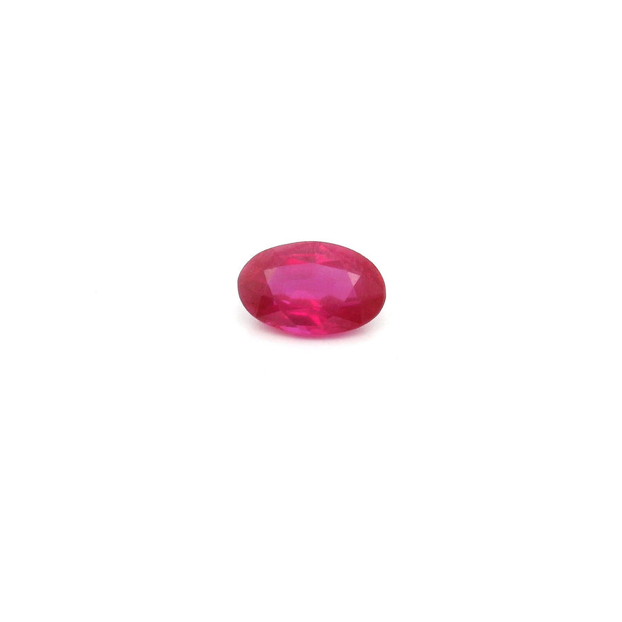 Oval Red Ruby 0.51ct loose gemstone