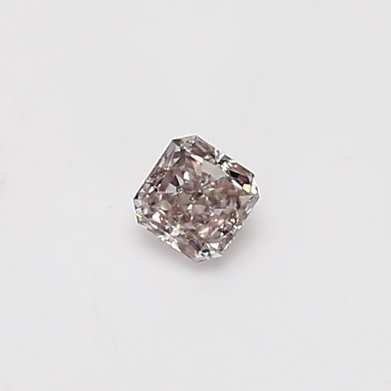 Radiant Fancy Light Pink Brown Natural Diamond 0.16ct VS1 loose diamond