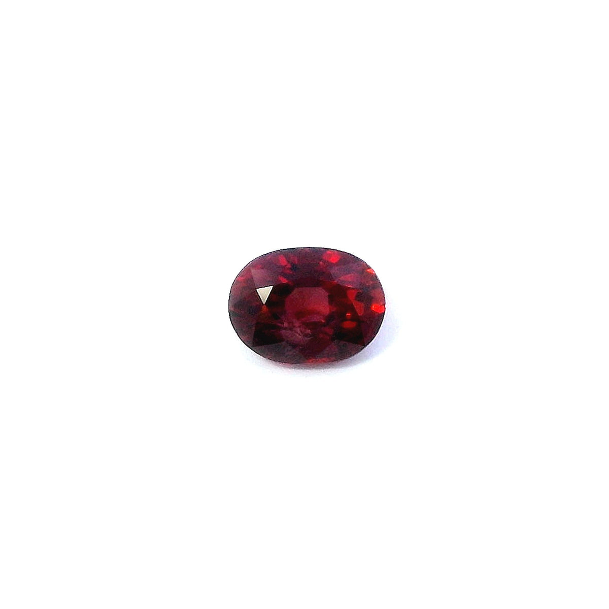 Oval Red Ruby 0.57ct loose gemstone