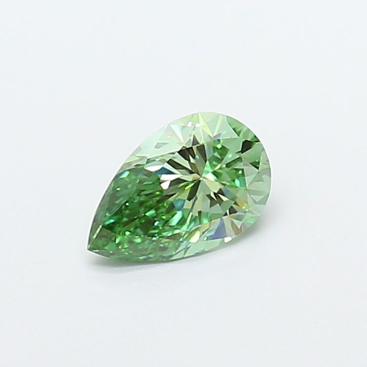Pear Fancy Vivid Green Lab-grown Diamond 1.03ct VS1 loose diamond