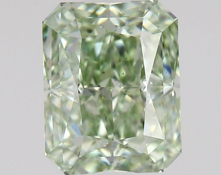 Cushion Fancy Intense Yellowish Green Natural Diamond 1.02ct SI1 loose diamond