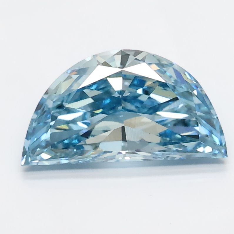 Half Moon Blue Lab-grown Diamond 1.24ct VVS2 loose diamond