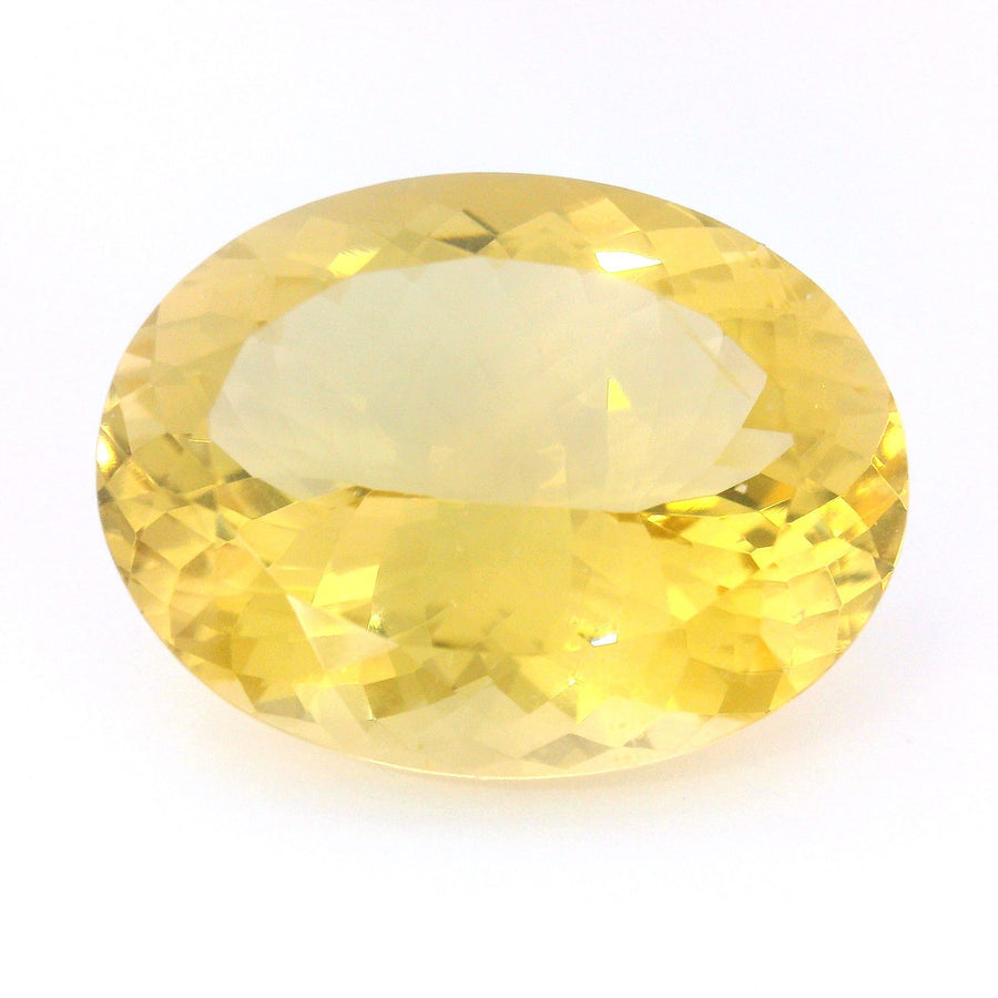 Oval Yellow Heliodor 22.57ct loose gemstone
