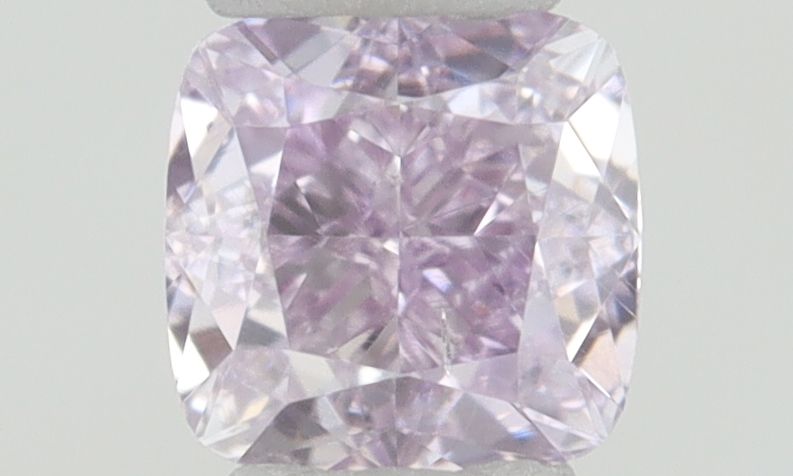 Cushion Fancy Pink Purple Natural Diamond 0.18ct SI1 loose diamond