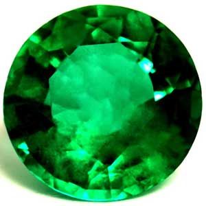 Round Green Emerald 1.48ct loose gemstone