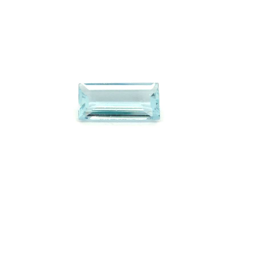 Rectangular Blue Aquamarine 1.18ct loose gemstone