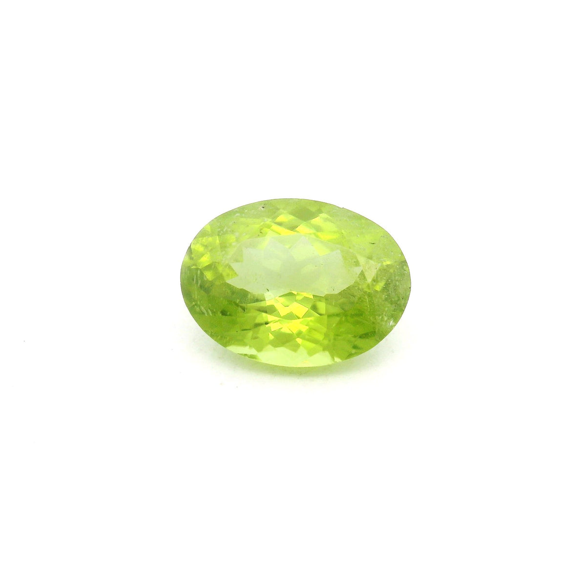 Oval Green Peridot 5.82ct loose gemstone