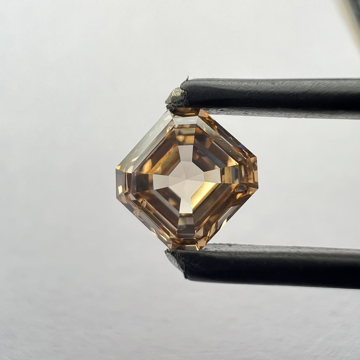 Square Brown Lab-grown Diamond 0.84ct SI1 loose diamond