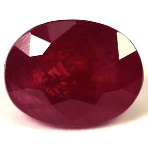 Oval Red Ruby 4.02ct loose gemstone