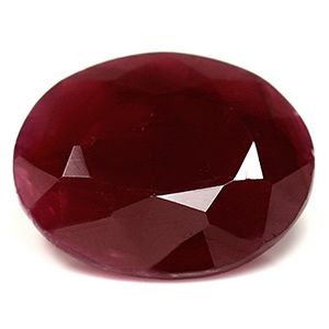 Oval Red Ruby 4.17ct loose gemstone