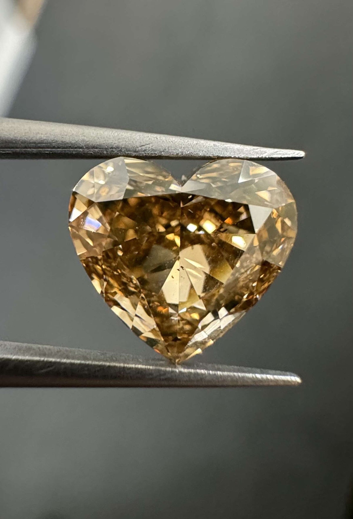 Heart Fancy Deep Brownish Yellowish Orange Natural Diamond 2.04ct SI1 loose diamond