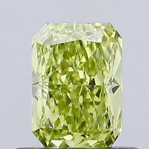 Radiant Fancy Intense Yellow Lab-grown Diamond 0.61ct VS1 loose diamond