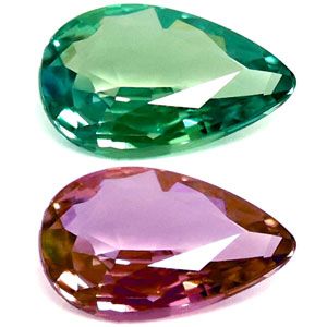 Pear Green Alexandrite 0.14ct loose gemstone