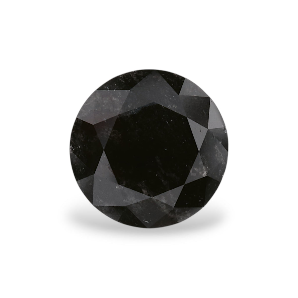 Round Fancy Black Natural Diamond 1.2ct VVS2 loose diamond