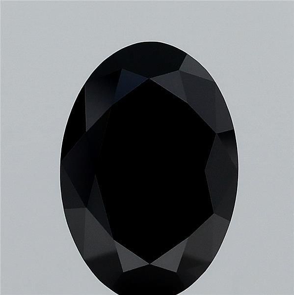 Oval Fancy Black Lab-grown Diamond 2.03ct loose diamond