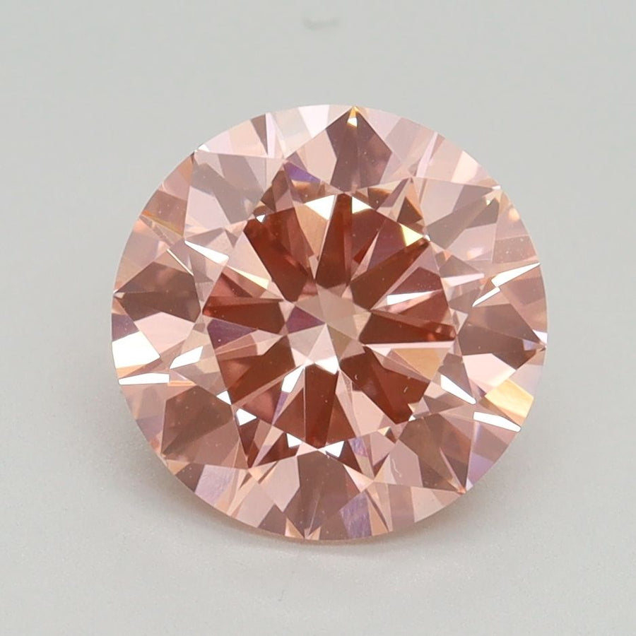 Round Fancy Intense Pink Lab-grown Diamond 2.23ct VS1 loose diamond