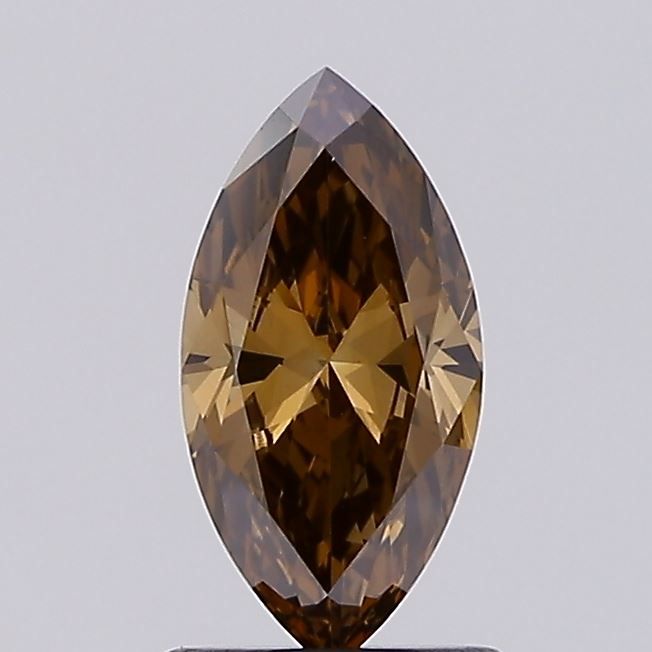 Marquise Fancy Brown Lab-grown Diamond 0.89ct VS1 loose diamond