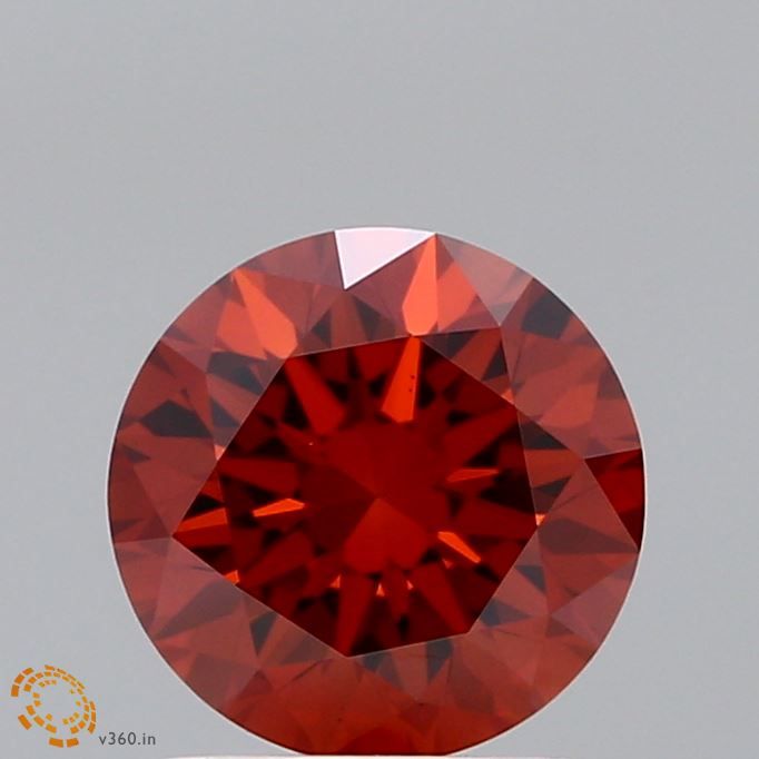 Round Fancy Orange Lab-grown Diamond 1.55ct VS1 loose diamond
