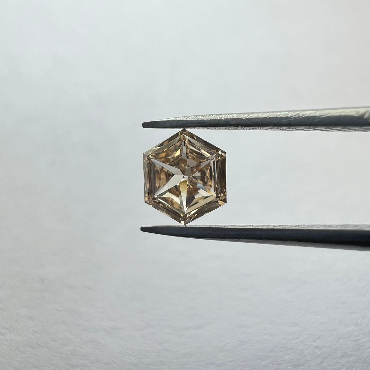 Hexagonal Brown Lab-grown Diamond 0.29ct VS1 loose diamond
