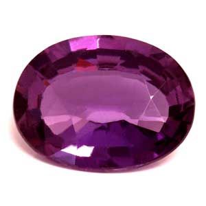 Oval Purple Sapphire 2.1ct loose gemstone