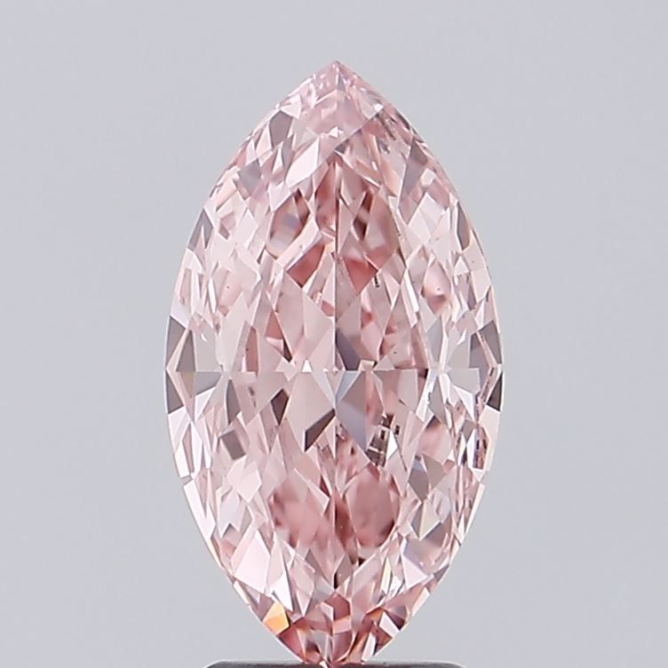 Marquise Fancy Vivid Pink Lab-grown Diamond 3.03ct VS1 loose diamond