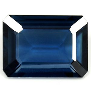 Emerald Blue Sapphire 1.44ct loose gemstone