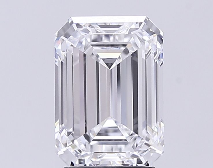 Emerald Lab-Grown Diamond 3.11ct D IF
