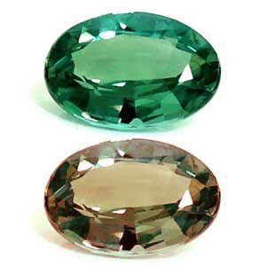 Oval Green Alexandrite 0.11ct loose gemstone