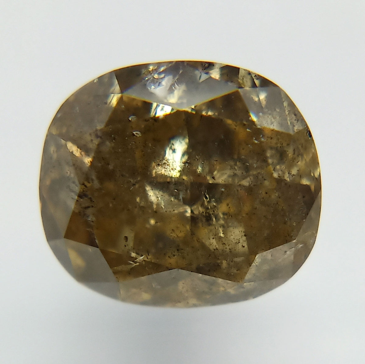 Cushion Fancy Brownish Yellow Natural Diamond 1.02ct loose diamond