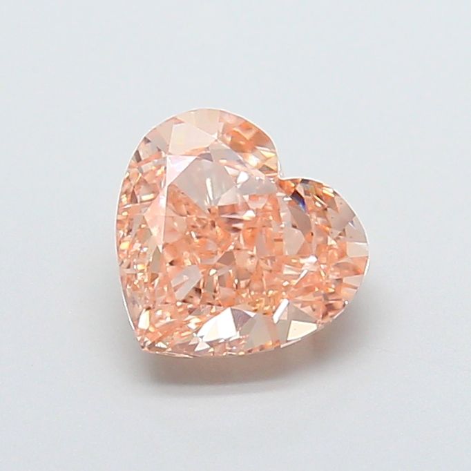 Heart Fancy Brownish Orange Lab-grown Diamond 2.09ct VS1 loose diamond