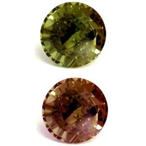Round Green Alexandrite 0.522ct loose gemstone