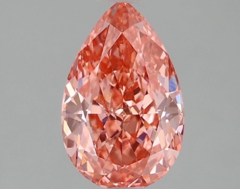 Pear Fancy Vivid Pink Lab-grown Diamond 1.68ct VVS2 loose diamond