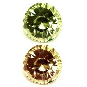 Round Green Alexandrite 0.51ct loose gemstone