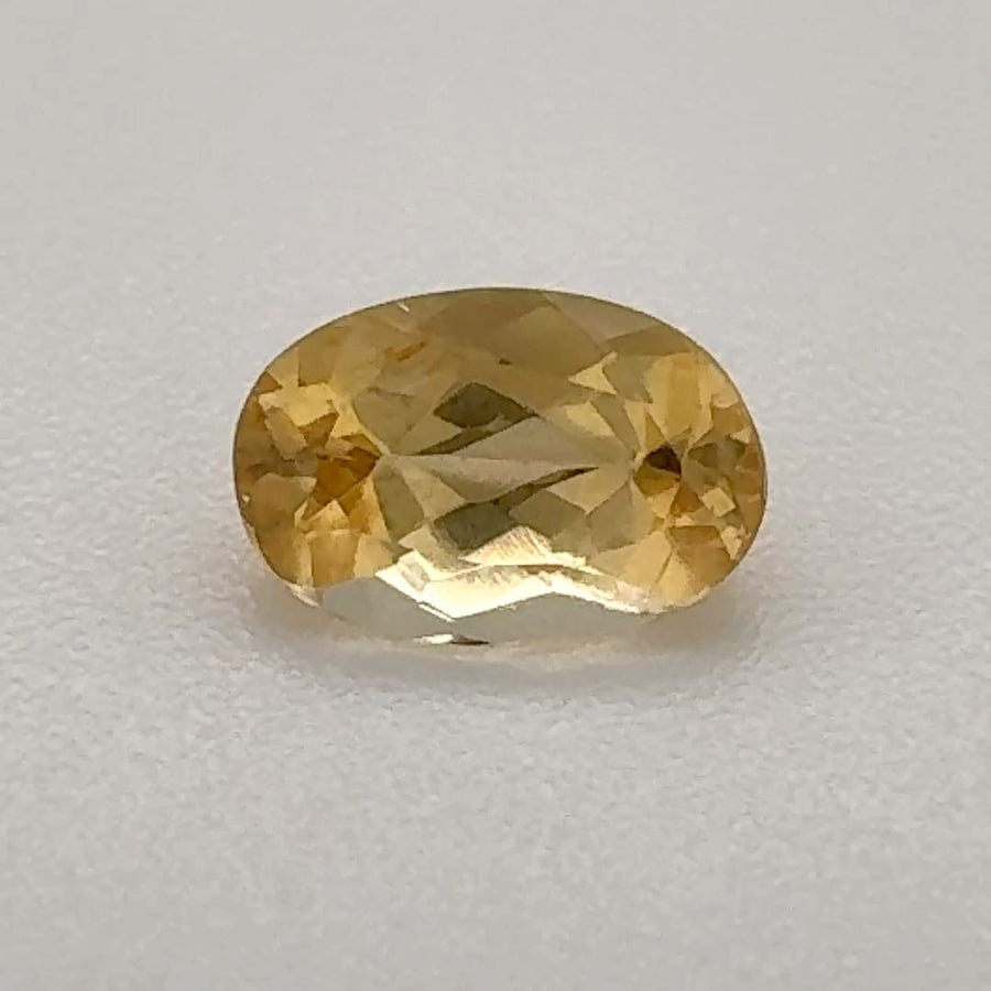 Oval Yellow Topaz 0.62ct loose gemstone