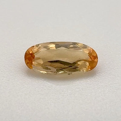 Oval Orange Topaz 0.51ct loose gemstone