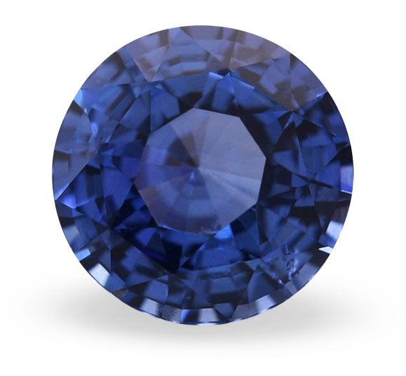 Round Blue Sapphire 3.1ct loose gemstone