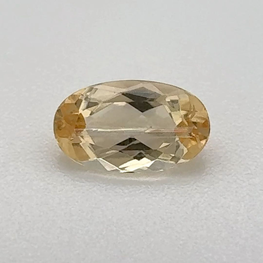 Oval Yellow Topaz 0.67ct loose gemstone