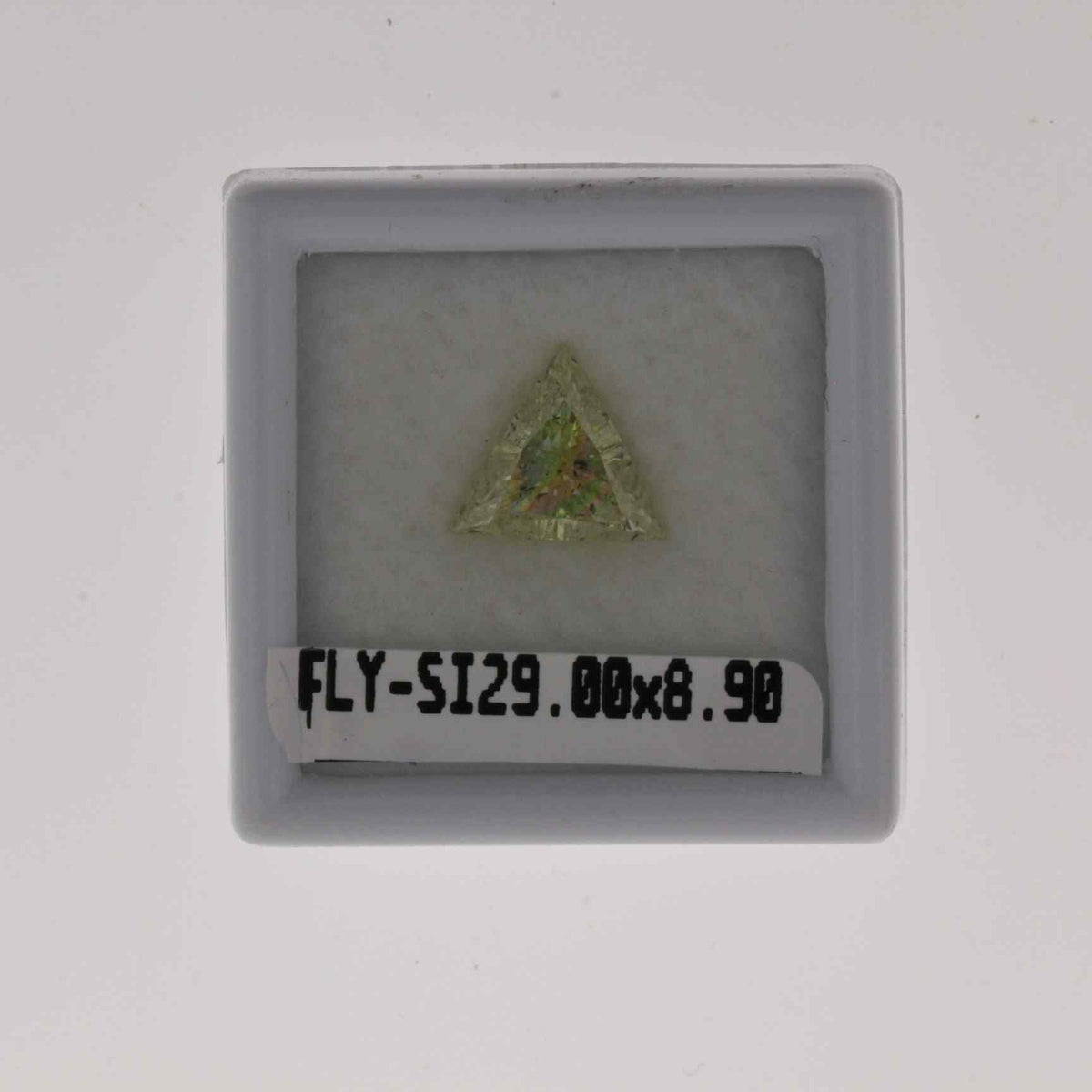 Trilliant Yellow Natural Diamond 1.18ct I1 loose diamond