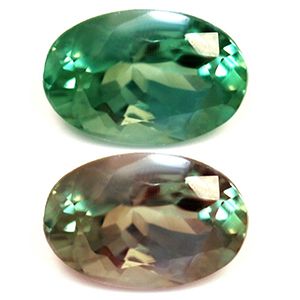 Oval Green Alexandrite 0.66ct loose gemstone
