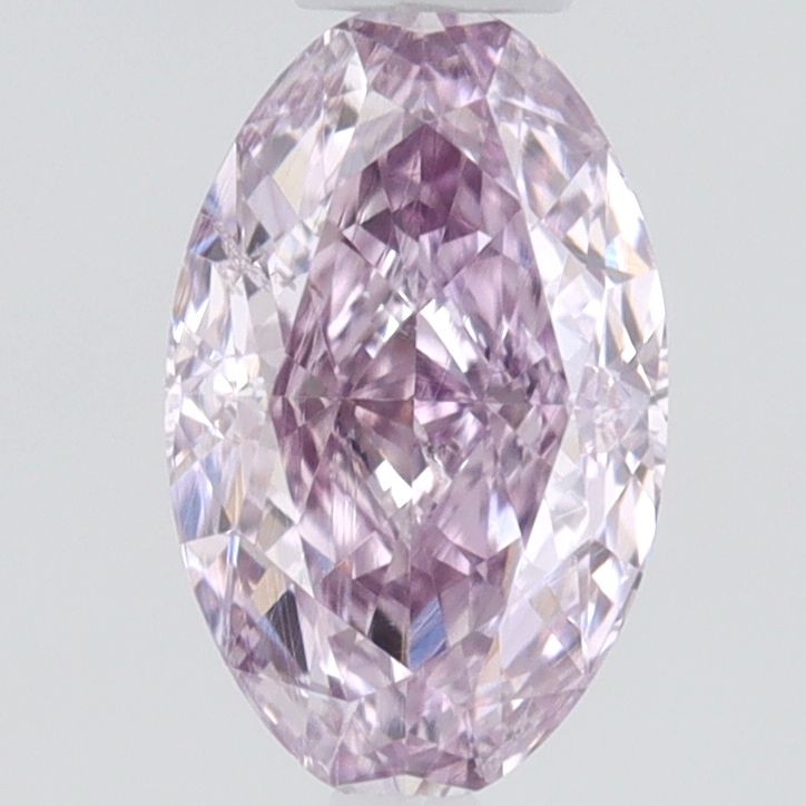 Oval Fancy Pink Purple Natural Diamond 0.32ct SI2 loose diamond