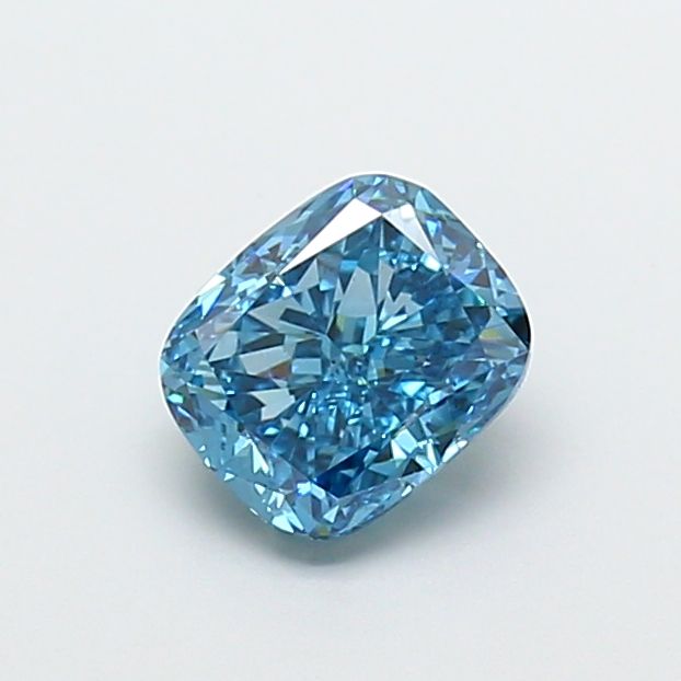 Cushion Fancy Vivid Blue Lab-grown Diamond 1.5ct VS2 loose diamond